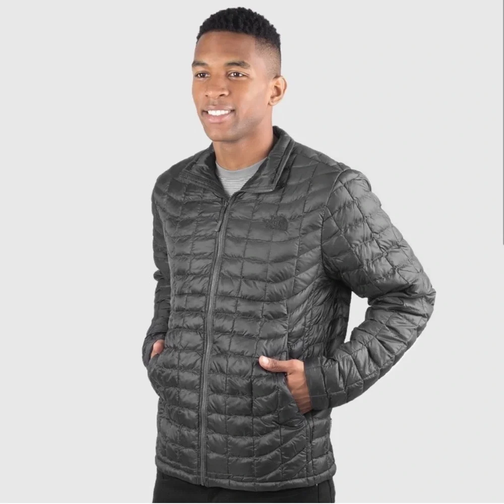 The North Face‎ Thermoball Full Zip Puffer Packable Jacket Gray XXL